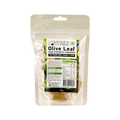 Nature's Goodness Olive Leaf High Strength Lozenges (with Vitamin C, Manuka Honey & Lemon) 200g